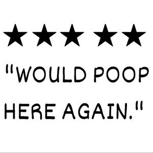 Bathroom Print - 5 Star Rating
